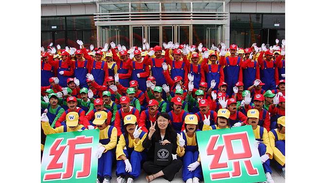 中国で世界最大のマリオコスプレ集会 ― 419人が一堂に会する