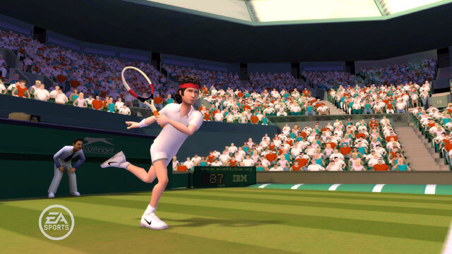 Wii Motionplus でジョン マッケンローの伝説的プレイを体験 グランドスラム テニス インサイド