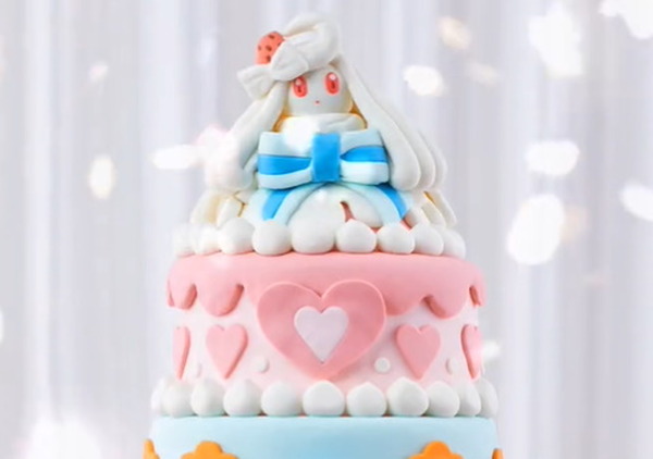ポケモン ケーキで マホイップ キョダイマックス を完全再現 ソード シールド の誕生日をお祝い 剣盾2周年 インサイド