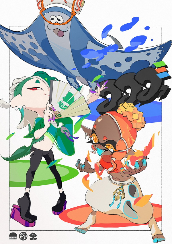 スプラトゥーン3』すりみ連合が“御三家カラー”にイメチェン