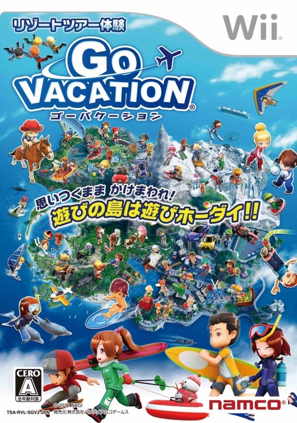 wii ゲームソフト GO vacation