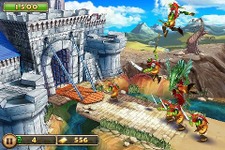 伝説の武器は君の“指”！痛快ディフェンスゲーム『Castle Frenzy～城壁の番人～』がiPhone/iPod touchに登場！ 画像