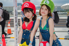 【コスプレ】美少女になっても”ブラザーズ”の絆は変わらない！コミケにマリオシスターズ登場！！注目レイヤー・にのまえ＆海乃あくび【写真20枚】 画像