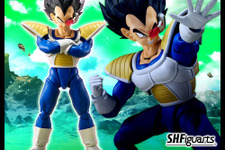 「ドラゴンボールZ」戦闘力24000！“フリーザ編”の「ベジータ」がアクションフィギュアにー3種の表情パーツ、スカウターは着脱可能 画像