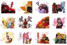 ゲーム内ドットを使用した『ブレイブルー』LINEスタンプ第3弾の配信開始 画像