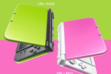 New 3DS LLに新色「ライム×ブラック」「ピンク×ホワイト」登場、発売日は6月9日 画像