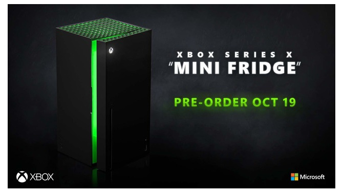 まるでXbox Series Xな冷蔵庫「Xbox Mini Fridge」予約開始15分で完売―転売で2.5倍の価格に