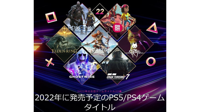 ソニーが2022年に発売されるPS5/PS4注目の22タイトルを一挙公開！あなたの気になる作品は？