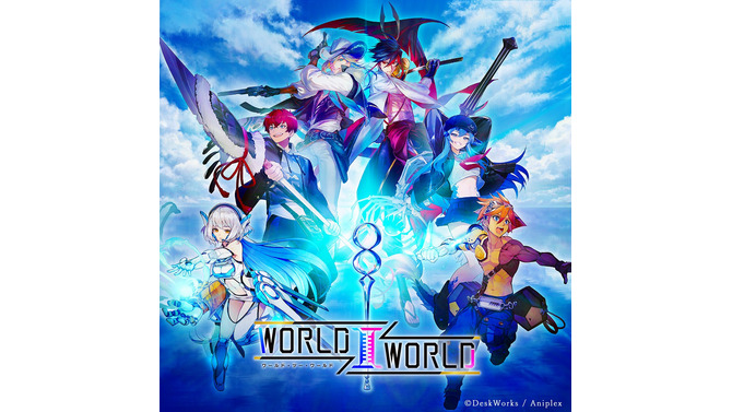 アニプレックスの新作スマホRPG『World II World』、配信予定日は2月22日！上下画面で異なる冒険を堪能する“ニコイチRPG”