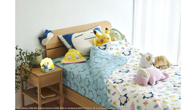 ポケモンたちの“寝ている姿”がぬいぐるみに！『Pokémon Sleep』テーマの新グッズ登場