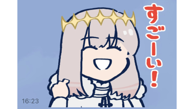 『FGO』オベロンのLINEスタンプに「扱いが難しい」の声集う―シンプルデザインなのになぜ？作者からは“完璧な使用例”も