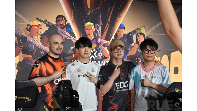 ZETA DIVISION・Laz「LCQではベストな形を見つけられた」―VALORANT Champions 2023への意気込みを語る...FNATIC・Boasterも記者会見に乱入