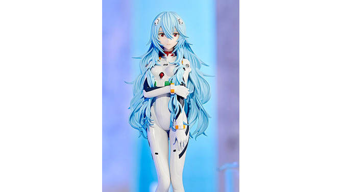 「エヴァ新劇場版」ロングヘアな綾波レイのフィギュアが再販！全身を包むボリュームたっぷりの髪型に注目