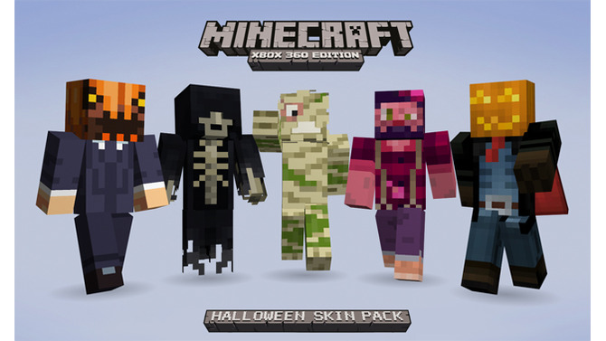 『Minecraft: Xbox 360 Edition』に「Halloween Skin Pack」近日配信、売り上げは全てチャリティーに