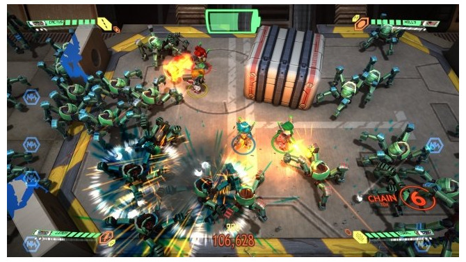 弾幕で敵を蹴散らせ！見下ろし型アクションシューター『Assault Android Cactus』、Wii U版の配信が決定