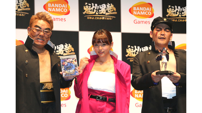 篠崎愛さんが入塾希望!?ゲームへの登場が決まったサンドウィッチマンとの「魁!!男塾入塾式」をレポートするであーる！