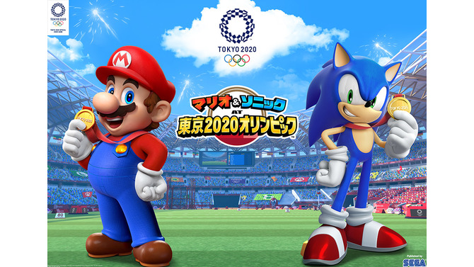 『マリオ&ソニック AT 東京2020オリンピック』ティザーサイトオープン！『ソニック AT 東京2020オリンピック』のキービジュアルも公開