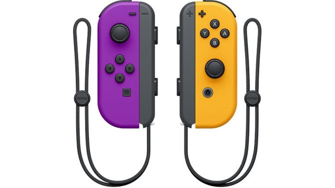 ニンテンドースイッチ「Joy-Con」セットに新色登場、「パープル/オレンジ」「ブルー/ネオンイエロー」が10月発売