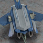 「マクロスプラス」もうひとつの主役「YF-21」がフォールドブースター&ファストパック付きでプラモデルになって登場