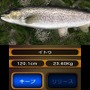 釣れたのはイトウでした。サイズや重量も記録