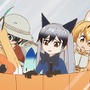 「けものフレンズ」のケロリン桶が登場！ ジャパリパークの温泉管理人・キタキツネとギンギツネが彩る