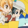 「けものフレンズ」のケロリン桶が登場！ ジャパリパークの温泉管理人・キタキツネとギンギツネが彩る