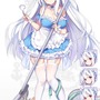 『アズレン』駆逐艦「シグニット」の新衣装「オファーはメイドさん」公開―水色のメイド服姿はまるでアイドル！