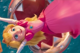 映画『スーパーマリオ』最新映像で「ピーチ姫」のアクションが紹介！難関コースをノンストップで駆け抜けるお姫様 画像