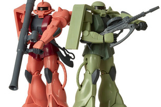 「ガンダム」シリーズより、「シャア専用ザク＆量産型ザク」がサウンド戦士で立体化！起動音と共にモノアイが点灯、予約締切が迫る 画像