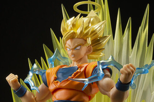 「ドラゴンボールZ」より「スーパーサイヤ人2孫悟空」がアクションフィギュアに！電撃も表現できるオーラエフェクトパーツで大迫力 画像