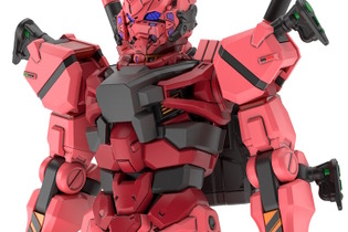 「ジークアクス」より新作ガンプラ「HG 赤いガンダム」続報！特徴的なビットは2基付属―ハンマーやシールドなど豊富な武装ラインナップ 画像