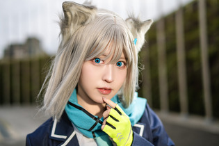 【コスプレ】『ブルアカ』シロコが激カワ！猫田あしゅ、「学生服」「ミニスカート」が似合い過ぎな件【写真9枚】 画像