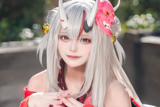 【コスプレ】鬼がかった“かわ余”さの「百鬼あやめ」がアコスタに参上！仲良くなりたい人間様たちをメロメロにする【写真10枚】 画像