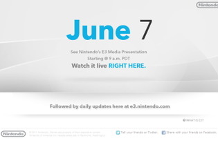 【E3 2011】任天堂、E3の特設サイトをオープン・・・運命の日は6月8日  画像