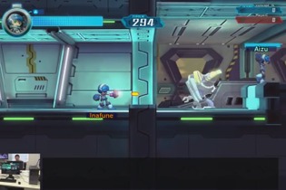 『Mighty No.9』対戦型モード「オンラインレースバトル」稲船氏と會津氏が対戦するプレイ映像 画像