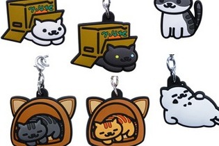 『ねこあつめ』ラバーストラップが6月発売！各500円で全10種類 画像