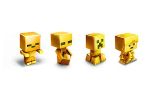 『マインクラフト』ミニフィギュア「グリーン」「レッド」が登場！新たにゴールドVerフィギュアが追加 画像