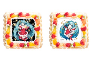 「初音ミク」描き下ろしデザインのクリスマスケーキが受注開始！イラストはNardackが担当 画像