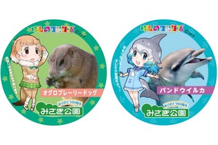 「けものフレンズ」夏休み動物園コラボ第1弾が発表、大阪「みさき公園」でキャラパネルやコラボ缶バッジが登場 画像