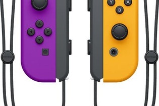 ニンテンドースイッチ「Joy-Con」セットに新色登場、「パープル/オレンジ」「ブルー/ネオンイエロー」が10月発売 画像