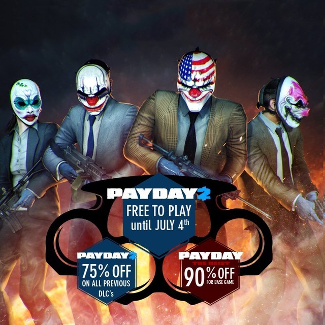 Fps Payday 2 期間限定で無料プレイ可能に インサイド
