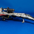 『エースコンバット』プラモデル1/144「ADFX-01」レビュー！LEDでレーザー照射表現が映える