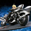 重厚なデザインのバイクを駆る姿が美しい……『Fate/Zero』よりセイバーがモンスターマシン「セイバー・モータード・キュイラッシェ」に搭乗したフィギュアが再販