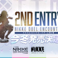 アクスタでも“背中で魅せる”とはな…『勝利の女神：NIKKE』のカードゲーム『NIKKE DUEL ENCOUNTER』を遊ぶ様子がなかなかに凄い