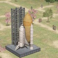 100万人の戦国無双と連動でもらえる施設 大ロケット