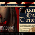 『BLOODMASQUE』サイトスクリーンショット