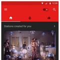 「YouTube Music」アプリ画面