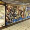 『戦国炎舞 -KIZNA-』新宿駅に巨大ポスターが登場！リアルカードをはがしてプレゼントがもらえるキャンペーンが開始