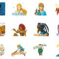 『ゼルダの伝説 BotW』がLINEスタンプに！ リンクやゼルダ、四英傑などがボイス＆アニメ付きで登場