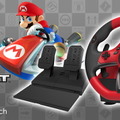 『マリオカート』モデルのスイッチ/PC対応ステアリング型コントローラー発売！フットペダルや多彩な機能でより本格的にレースゲームを楽しめる